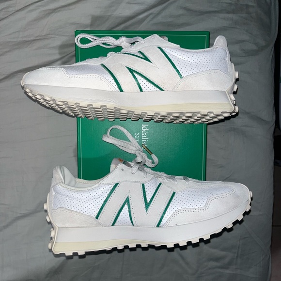 New Balance Other - New Balance 327 Casablanca Sneakers in White/Green Mens Shoes